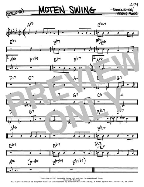 bennie moten moten swing sheet music notes download printable pdf score 60297