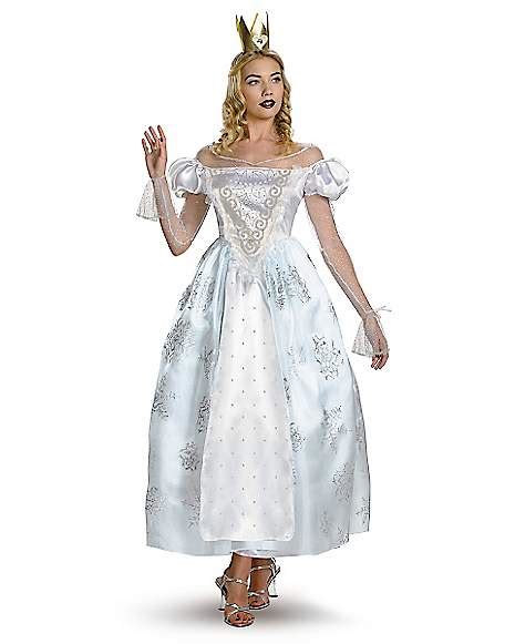 Alice In Wonderland White Queen Deluxe Adult Womens Costume