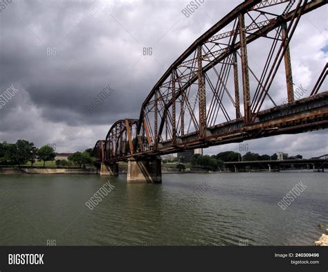 Rail Road Bridge Spans Image And Photo Free Trial Bigstock