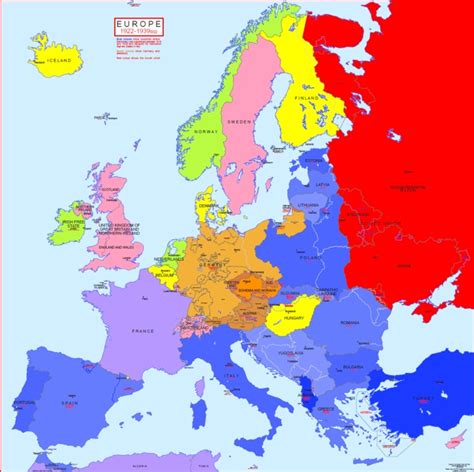 Mapa Europy 1939 Roku Mapa Europy Porn Sex Picture