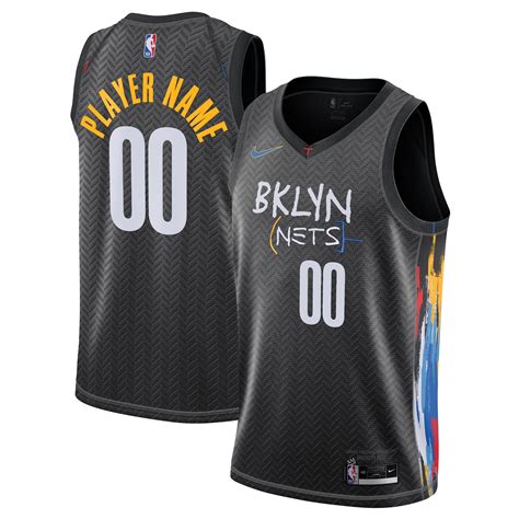 Brooklyn Nets Nike City Edition Swingman Jersey Custom Youth 2020