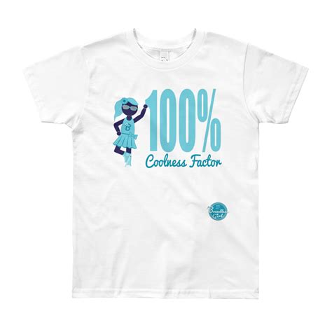 100 Coolness Factor Kids T Shirt Classic Fit T Shirt Kids Tshirts