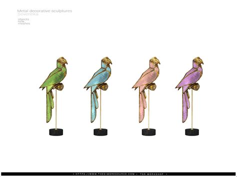 The Sims Resource Metaldeco Parrot