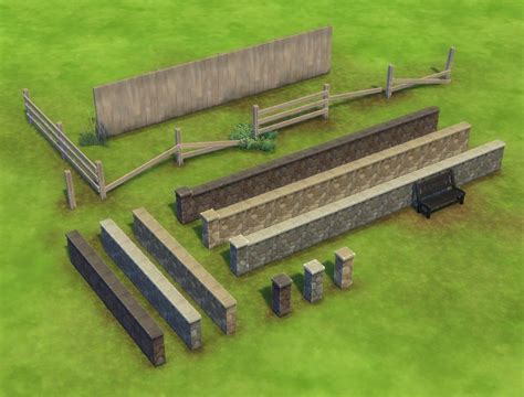 The Sims 4 Custom Content Liberated Fences