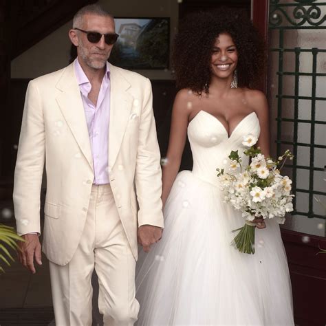 Model Tina Kunakey And Actor Vincent Cassel Are Married In France Vogue