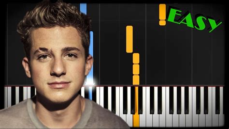 Charlie Puth How Long Piano Tutorial Easy Youtube