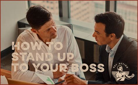 How To Stand Up To Your Boss Your Boss Stand Up Boss
