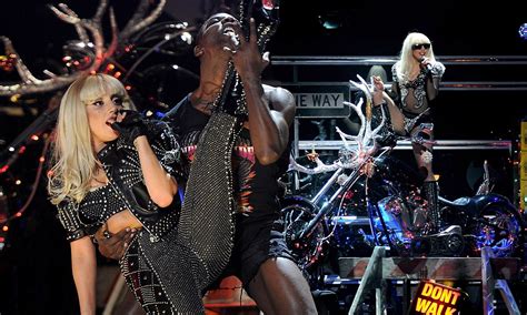 Lady Gaga Sports Kinky Boots On Stage At New Yorks Jingle Bell Ball