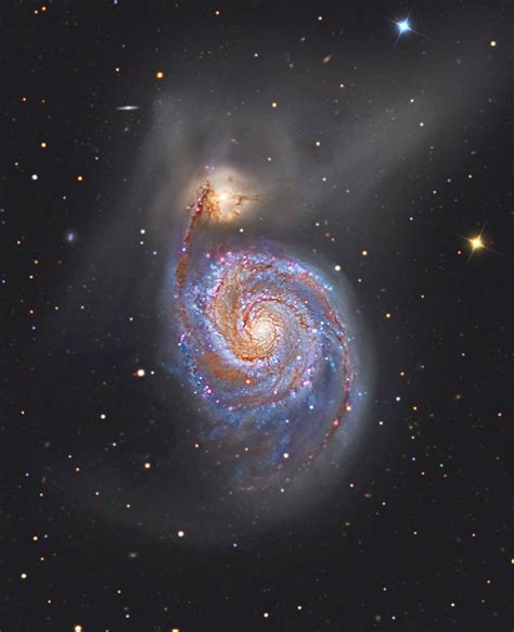 M51 The Whirlpool Galaxy Cosmos Galaxy Images Hubble Images