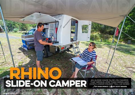 Rhino Slide On Camper Unsealed 4x4