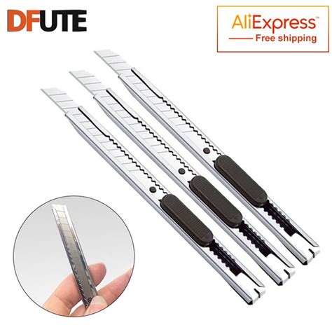 Dfute High Quality Affordable Stainless Steel Metal Utility Knife Paper