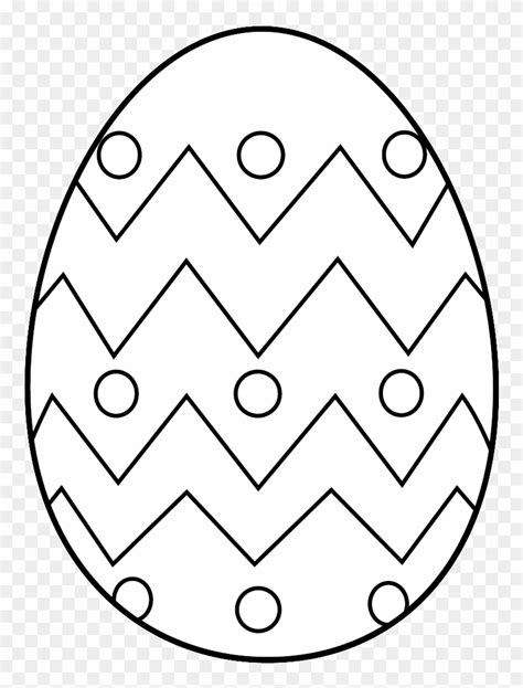 Easter Egg Clipart Black And White Easter Eggs To Colour Free