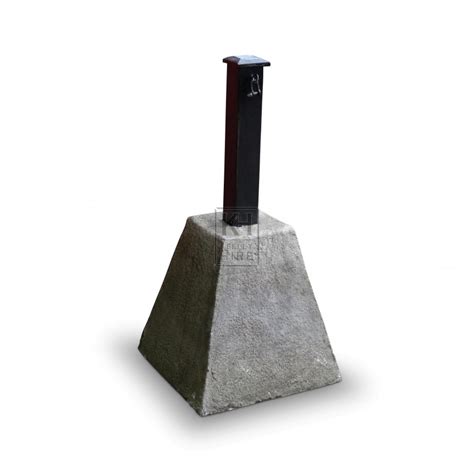 Bollards Prop Hire Bollard With Concrete Base Keeley Hire