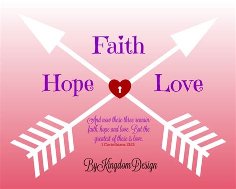 Items Similar To Faith Hope And Love Digital Print 1 Corinthians 13