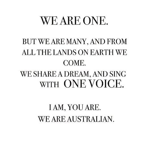 An Image With The Words We Are One But We Are Many And From All The