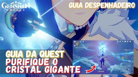 Guia da Quest Purifique o Cristal Gigante Minas Subterrâneas do