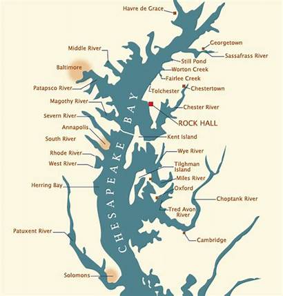 Chesapeake Bay Rivers River Anchorages Middle Ports