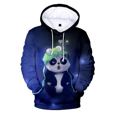 Fashion Animal 3d Printed Panda Hooded Sweatshirt Hoodies In 2024