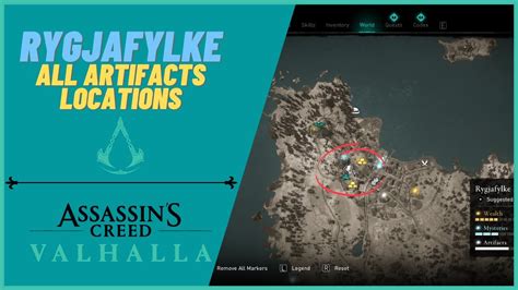 All Artifacts Locations In Rygjafylke Assassin S Creed Valhalla YouTube