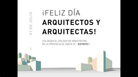 ¿por qué el 4 de julio se celebra el día del arquitecto? DÍA DEL ARQUITECTO Y ARQUITECTA - YouTube