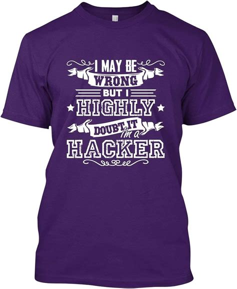 Im A Hacker Short Sleeve Shirt Cool Unisex T Shirt Clothing