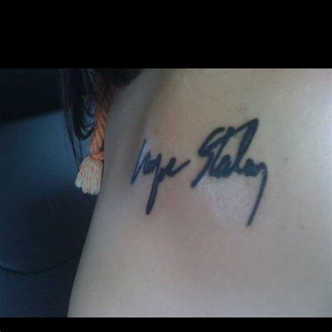 There are some really cool tattoos out there! Layne Staleys Signature