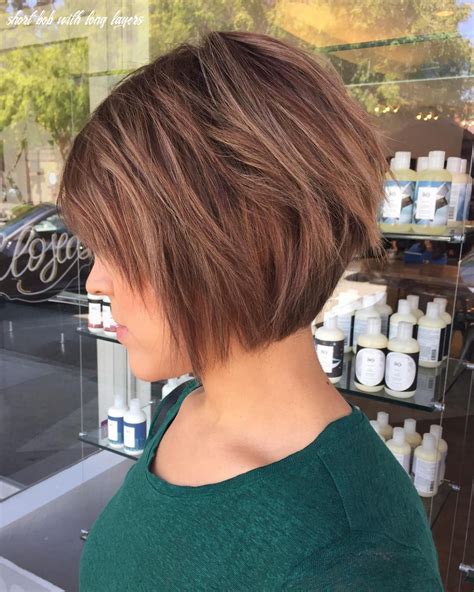8 Short Bob With Long Layers - Undercut Hairstyle