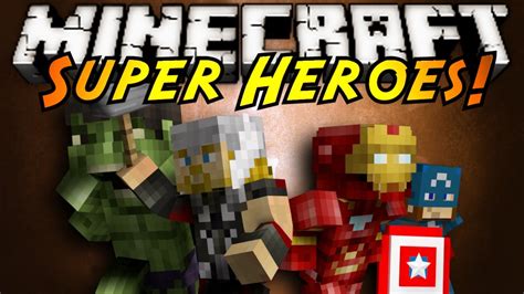 Minecraft Mod Showcase Super Heroes Youtube