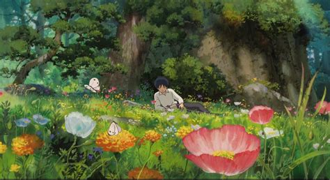 Flowers Garden Artwork Anime Boys Karigurashi No