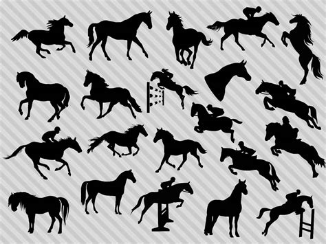Horse Svg Bundle Horse Vector Horse Clipart Horse Cut File Horses Svg