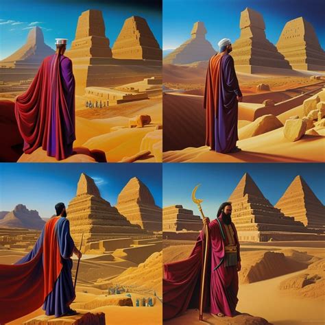 Moses Leaving Egypt Ai Generated Artwork Nightcafe Creator