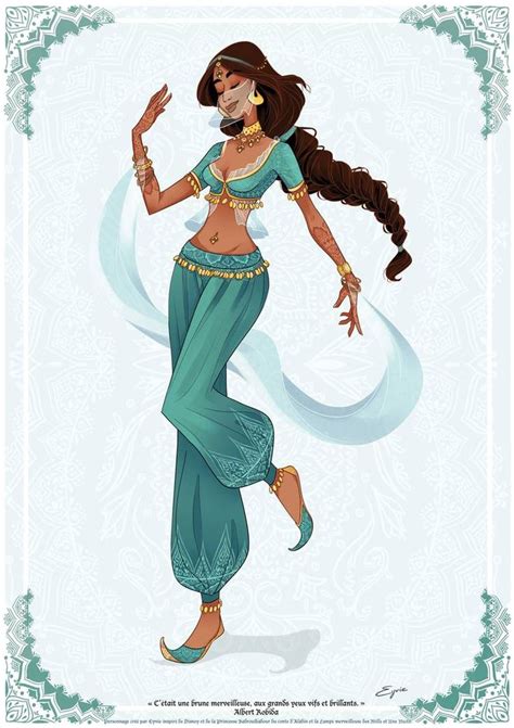 Jasmine By Azureocean On Deviantart Disney Art Disney Princess Art