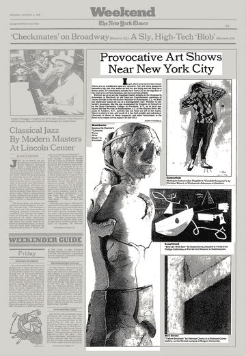 Provocative Art Shows Near New York City The New York Times