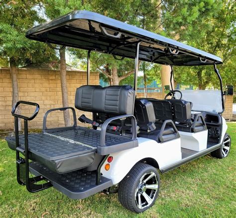 2021 Evolution Carrier 6 Ac Plus Ac Electric 48v Golf Cart 6