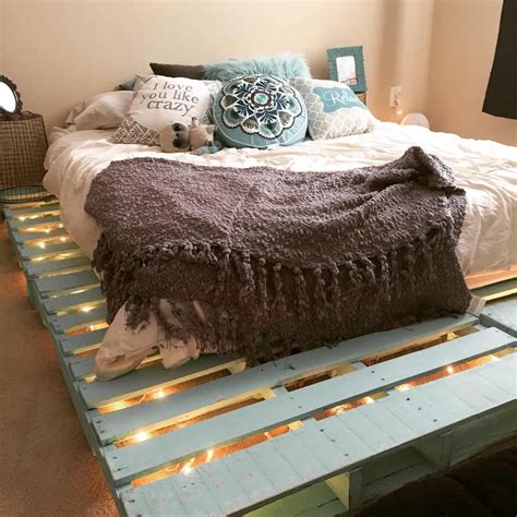 Top 62 Recycled Pallet Bed Frames Diy Pallet Collection Pallet Bed