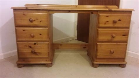 Betta solid pine writer's desk. Solid Pine Desk / dressing table with 6 drawers | in ...