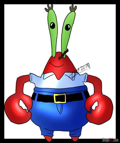 spongebob characters mr krabs