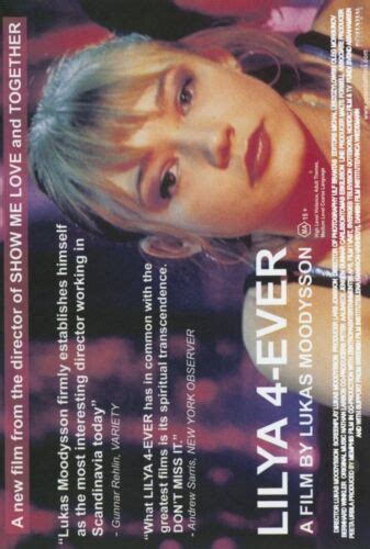 LILJA 4 EVER Movie POSTER 27x40 Oksana Akinshina Artyom Bogucharsky