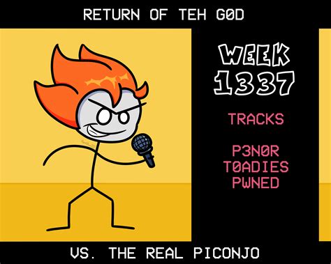 The Real Piconjo In Fnf Piconjo Day 2021 By Royalbluexiii On Newgrounds