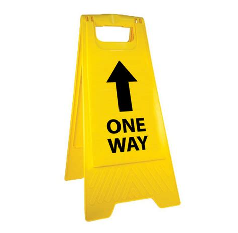 One Way Floor Sign Gould Signs