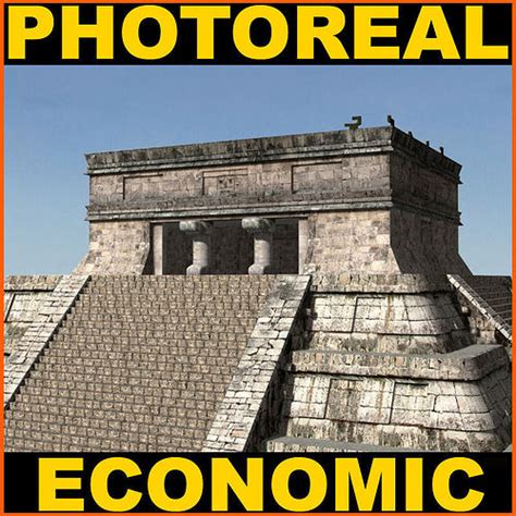 Photoreal Mayan Temple 3d Model 3d Model Cgtrader