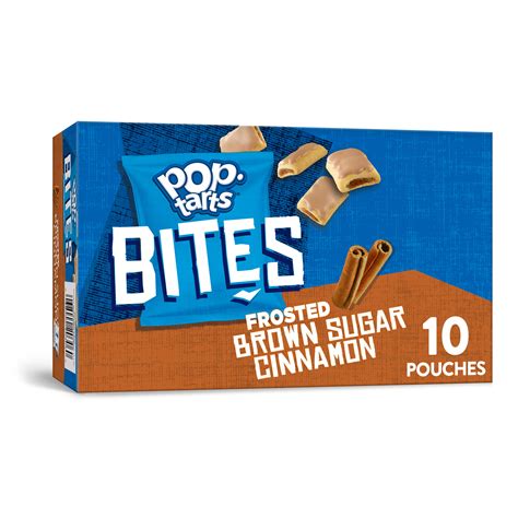 kellogg s pop tarts bites tasty filled pastry bites frosted brown sugar cinnamon 14 1 oz 10