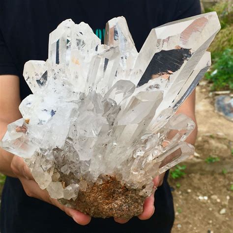 2354g 517lb Clear Natural Beautiful White Quartz Crystal Cluster
