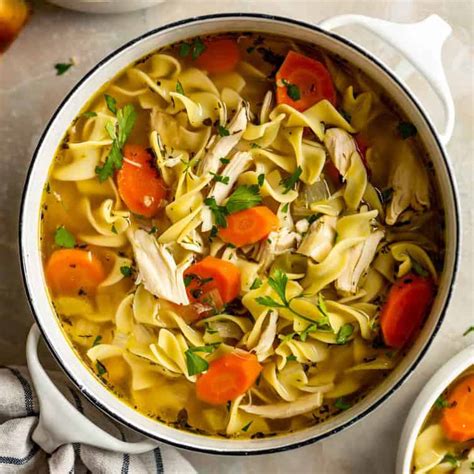 Homestyle Chicken Noodle Soup Brown Eyed Baker
