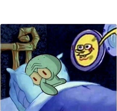 Spongebob Squarepants Is Whats Keeping Squidward Awake At Night Aka He