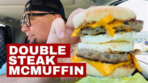 Eat & Chat 💬 Let’s Talk About CHEATING 👀 Double Steak McMuffin McDonald
