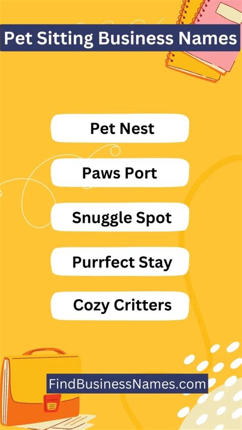 350 Pet Sitting Business Names Creative And Professional