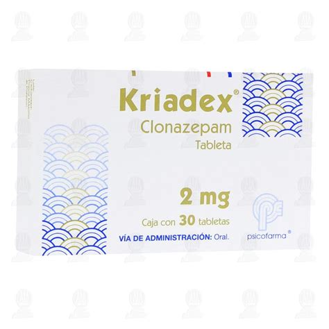 Kriadex 2mg 30 Tabletas