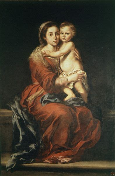 Bild Bartolomé Esteban Perez Murillo Madonna Of The Rosary Murillo