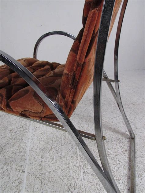The frame of this dining chair is constructed of birch wood which offers an attractive look and. Vintage Chrome and Upholstered High Back Dining Chairs For ...